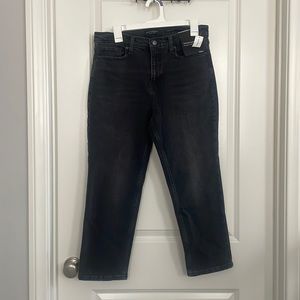 Banana Republic Premium High Rise Straight Ankle Jeans